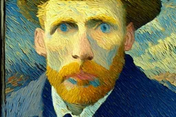 Self-portrait of van Gogh