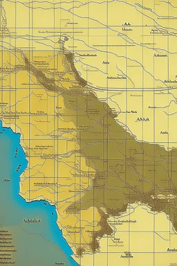 Map of neo Al-Andalus Iberia