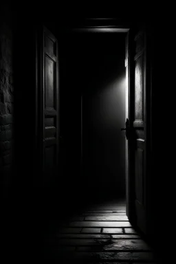 Dark passage, A stone door open, and an old man and a young man stepped into this mysterious time and space.
