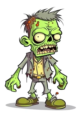 cartoon zombie easy