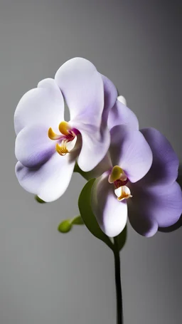 A piece of Phalaenopsis, light and shadow, sea of flowers, aromatic, minimalist composition, combination of natural and man-made elements, high resolution, close-up, high-quality, still life shooting