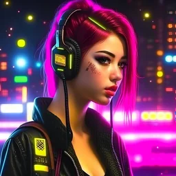 Girl cyberpunk is a thing of beauty