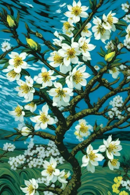 almond blossom by van gogh