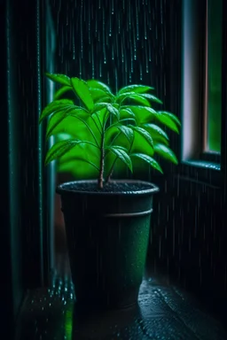It grows on a rainy night
