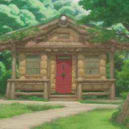 wooden cottage Forrest