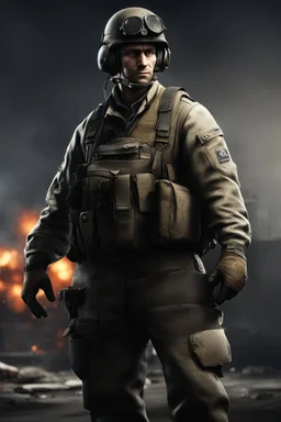 Battlefield 4 Russian Engineer