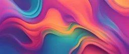 Abstract multi colored gradient fluid background design