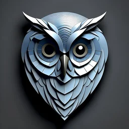 logo 3d burung hantu