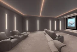 a dedicated home cinema room