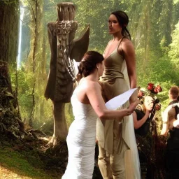 lara croft wedding