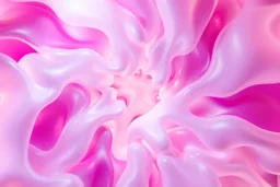 Mesmerizing abstract 3d visual, mass of flowing translucent shapes, centered, soft aesthetic, negative space.