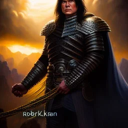 Ultra detailed fullbody Portrait in oil on canvas of ANAK Villain with Armor,intense stare,extremely detailed digital painting, extremely detailed face,crystal clear Big eyes, mystical colors ,perfectly centered image, perfect composition, rim light, beautiful lighting, 8k, stunning scene, raytracing, anatomically correct, in the style of robert e howard and Ken Kelley and Ohrai Noriyoshi and Simon Bisley and tomzj1