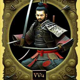 Samurai warrior vintage