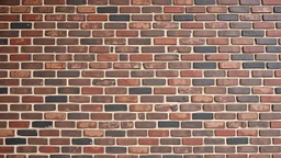 A brick wall with a black and brown theme