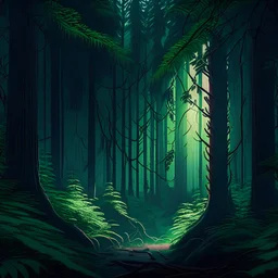 Background forest