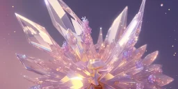 crystal subtle flower in a galactic ambiance beautiful fairy, transparent, delicate colors, in the foreground, full of details, smooth，soft light atmosphere, light effect，vaporwave colorful, concept art, smooth, extremely sharp detail, finely tuned detail, ultra high definition, 8 k, unreal engine 5, ultra sharp focus