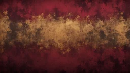 Hyper Realistic Maroon, Golden & Black Retro Grungy Texture