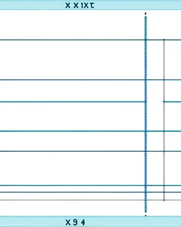 A visual representation of a linear equation on a graph, showing how to find the slope and y-intercept.