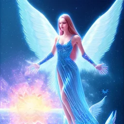 Angel crystalline, blue,pink , cosmic, opalescent, gemstones, crystals, other worldly,water,bright, ice background, snow lake blue