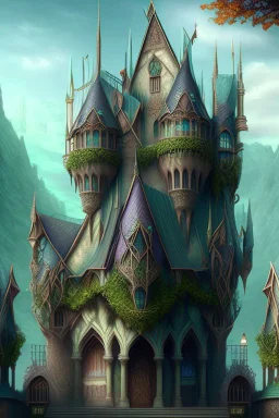 Elven royal palace fantasy