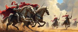knights and lances tournament, horses hit hard, oil and airbrush, epic fantasy illustration