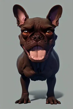 alien french bulldog musculature hulk body HD strong french bulldog hulk marvels Warcraft