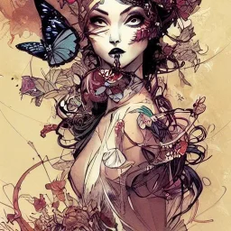 A queen dressed with a beautiful Crown breathtaking cover art by Brian Kesinger, Jeremy Mann, Carne Griffiths, Jean Baptiste Monge, Hokusai, insanely detailed, triadic color