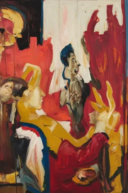 Rescript the marionette; Art Informel