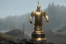 Trophy design creative like character animation