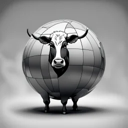 A spherical cow of constant density.