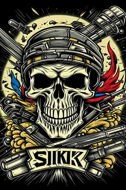 An image with Skrik and war