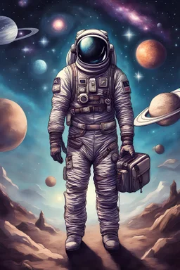 space, wisdom, searching traveler, dream realm, matrix, cowboy, astronaut, galaxy