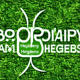 company logo, biogenesis, herbs, genetics