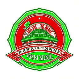 logo in the style of Frankie & Benny's, Named; Dining Pavilion.