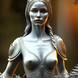 White Statue arwen, full body, Rome sculpture style, full body, details, fresco background, hyper realistic, 8k,