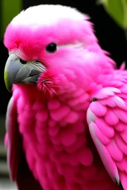 the pink careepy bird