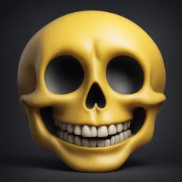 ANATOMICALLY CORRECT SKULL OF A SMILEY FACE