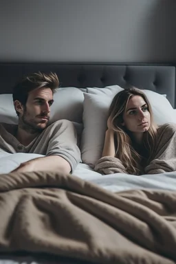two people in bed