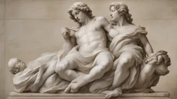 Marble sculpture by Andrea del sarto