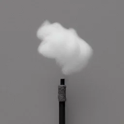 a tiny puff of delicate smoke, plain solid color, photorealistic, chiaroscuro, aesthetic layout, monochrome pantone, minimalist photography, hyper realistic, octane render, minimalist art