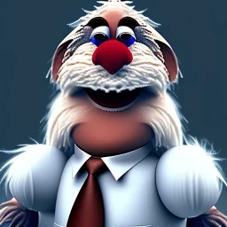 Vladmir Putin muppet, hairy