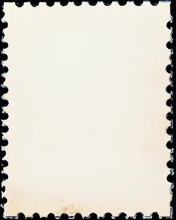 old postage stamp blank, with textured paper