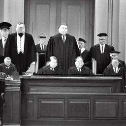 Chief Justice Sir Topham Hatt of the US Supreme Court, circa 1962