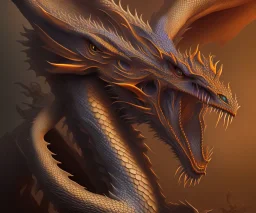 Portrait of dragon, highly detailed, color patterns on wings, soft studio lighting, background 64k