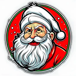 Sticker Santa Claus