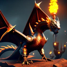 steampunk dragon, 8k resolution, dynamic lighting, ultra hyperdetailed, Unreal Engine 5, ultra colourful, very small details, realistic