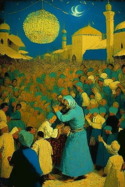 Muslim's religious festival by Van Gogh