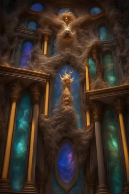Unique visualization for Glass Sculpture, awe-inspiring, mystical, breathtaking, detailed craftsmanship, museum quality, hyper detailed, highly detailed, studio photo, 8k, UHD, HDR, vivid colors, professional photography