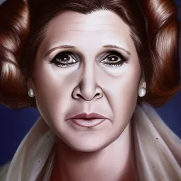 [[extrem stunning photorealistic Carrie Fisher as Princess Leia]] :: [[photorealistic brown eyes, short hair, head and shoulders portrait, 8k resolution photorealistic portrait by Annie Leibovitz, dynamic lighting, hyperdetailed, intricately detailed]]