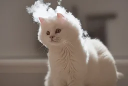 A cat shaped cloud